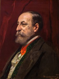 Ritratto di Camille Saint-Saens da Jean Joseph Benjamin Constant