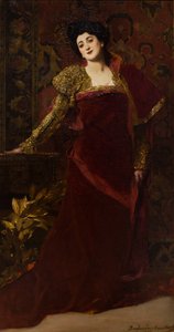 Ritratto di Emma Calve da Jean Joseph Benjamin Constant