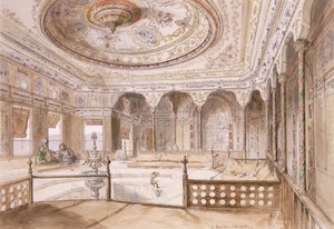Interno di un palazzo a Uyne da Jean Joseph Bonaventure Laurens