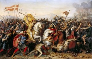 La battaglia di Saucourt-en-Vimeu il 3 agosto 881 da Jean Joseph Dassy