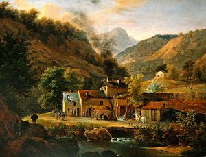 Paesaggio del Delfinato, c.1820 da Jean Joseph Xavier Bidauld