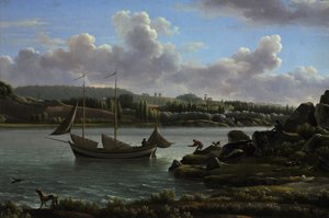 Partenza per la caccia da Jean-Joseph-Xavier Bidauld