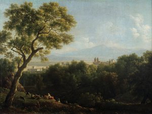 Veduta di Frascati, 1820