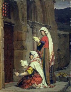 Donne cristiane alla tomba della Vergine, 1871 da Jean Jules Antoine Lecomte du Nouy