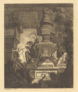 Frontespizio per "Vedute di Tombe" da Jean Laurent Legeay