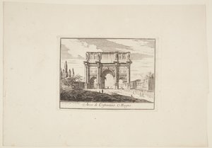 Arco di trionfo di Costantino il Grande da Jean Laurent Legeay
