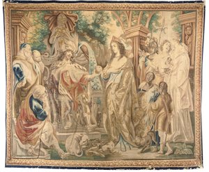 Arazzo di Bruxelles da un set di sei da Jean Le and Eggermans Daniel II Clerc
