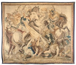 Arazzo di Bruxelles da un set di sei, c.1650 da Jean Le and Eggermans Daniel II Clerc