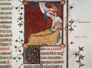 La morte di San Vincenzo di Saragozza nel 304