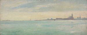 Venezia Vista dal Giardino Pubblico, 1873 da Jean Lecomte du Nouy