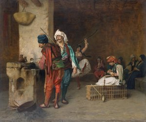 Caffè, Il Cairo, fusione di proiettili da Jean Leon Gerome