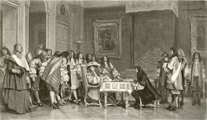 Molière a colazione con Luigi XIV da Jean Leon Gerome