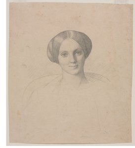 Ritratto di testa di donna da Jean Leon Gerome