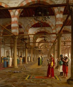 Preghiera nella moschea da Jean Leon Gerome