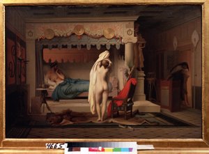 Rappresentazione del re di Lidia Candaule da Jean Leon Gerome
