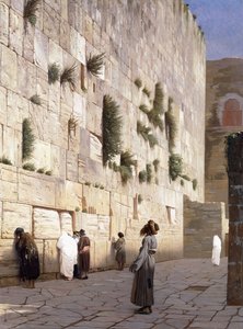 Il muro di Salomone, Gerusalemme da Jean Leon Gerome