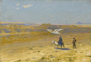 La fuga in Egitto, 1890s da Jean Leon Gerome