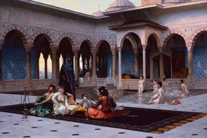 La Terrazza del Serraglio da Jean Leon Gerome