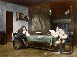 Gli autori Jean-Baptiste Poquelin detto Moliere e Pierre Corneille