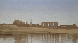 Veduta del Nilo a Luxor, 1857 da Jean Leon Gerome