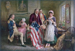 Betsy Ross 1777 da Jean Leon Gerome Ferris
