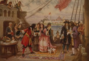 Capitano Kidd nel porto di New York, c.1930 da Jean Leon Gerome Ferris