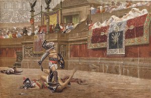 I gladiatori da Jean Leon after Gerome