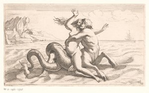 Tritone rapisce una donna
