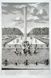 Fontana con Tritone e Sirene, Versailles da Jean Lepautre