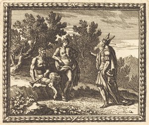 Mida con Apollo e Pan da Jean Lepautre