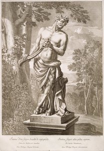 Statua di un satiro di Philip de Buyster a Versailles, 1675 da Jean Lepautre
