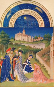 Aprile - il Castello di Dourdan, XV secolo, 1939