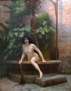 La verità dal pozzo da Jean Leon Gerome