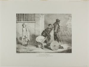 Una donna paralitica, tavola 9 da Vari soggetti disegnati dal vero e su pietra (The English Suite)