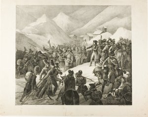 Il passaggio del Monte San Bernardo da Jean Louis André Théodore Géricault