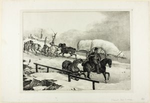 Carro che sale su un pendio da Jean Louis André Théodore Géricault