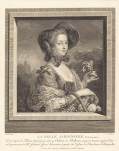 La Marchesa di Pompadour en belle jardiniere da Jean Louis Anselin