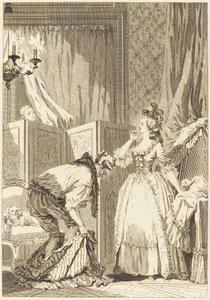 Il cornuto battuto e contento da Jean Louis Delignon and Antoine Jean Duclos after Jean Honoré Fragonard