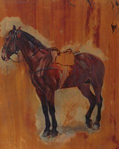 Studio di un cavallo da Jean Louis Ernest Meissonier