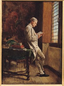 Il lettore in bianco, 1857
