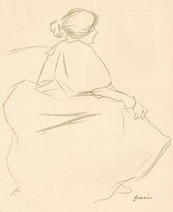 Uno studio a matita, c1872-1898, 1898 da Jean Louis Forain