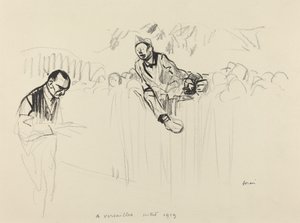 A Versailles luglio 1919 da Jean Louis Forain
