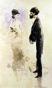 Un amante ammutolito dalla paura da Jean Louis Forain