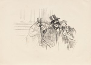 Alla Borsa, c.1900 da Jean Louis Forain