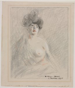 Cortigiana (recto) da Jean Louis Forain