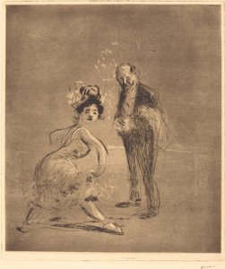 Ballerina e capo cameriere da Jean Louis Forain