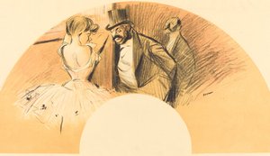 Ventaglio da Jean Louis Forain