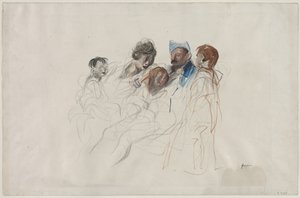 Casa in licenza, ultimo quarto del 1800 o primo terzo del 1900 da Jean Louis Forain