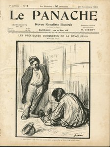 Illustrazione di Jean-Louis Forain (1852-1931) per la copertina di Le Panache, rivista realista illustrata da Jean Louis Forain