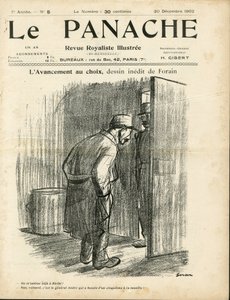 Illustrazione di Jean-Louis Forain per la copertina di Le Panache, rivista realista illustrata da Jean Louis Forain